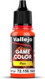 Vallejo Hobbyverf Acrylverf - 72156 Game Color - Fluorescent Orange - Acryl - Verf flesje - 18 ml