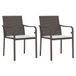 VidaXL Tuinstoelen 4 st met kussens 56x59x84 cm Polyester Crème, Wit
