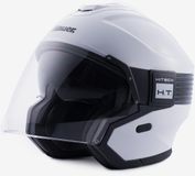 Blauer Hacker BTR Wit Zwart Jethelm - Helm