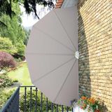 vidaXL Terrasscherm inklapbaar 200 cm crème