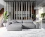 DELIFE Hoekbank Sirpio XL 270x170 cm microvezel gris