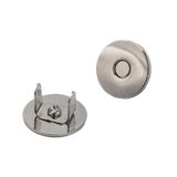 first4magnets magnetische handtas sluiting sluiting voor handwerk en textiel, zilver, 1 paar