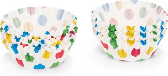 Patisse Cupcake Vormpjes Cirkel 3 cm - Wit - 200 stuks