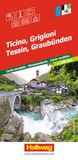 Tessin, Hallwag Road maps- Ticino Graubunden