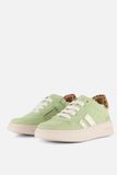 Shoesme Groene Sneaker - Sneakers Kinderen - Meisjes - Green Leopardo - Ponyhair - Maat 30