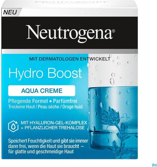 Neutrogena Hydro Boost Aqua Creme - 50ml - Hydraterende crème gel voor de droge huid