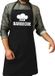 Bellatio Decorations Chef barbecue schort - keukenschort - zwart - voor heren - kookschort - BBQ - Vaderdag cadeau