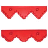 JEM Set van 2 DEEP FRILLS Border Design Cutters Icing Sugarcraft Cake Decoration