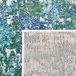 Safavieh Madison Collection Tapis à poils courts vert et turquoise 66 x 122 cm