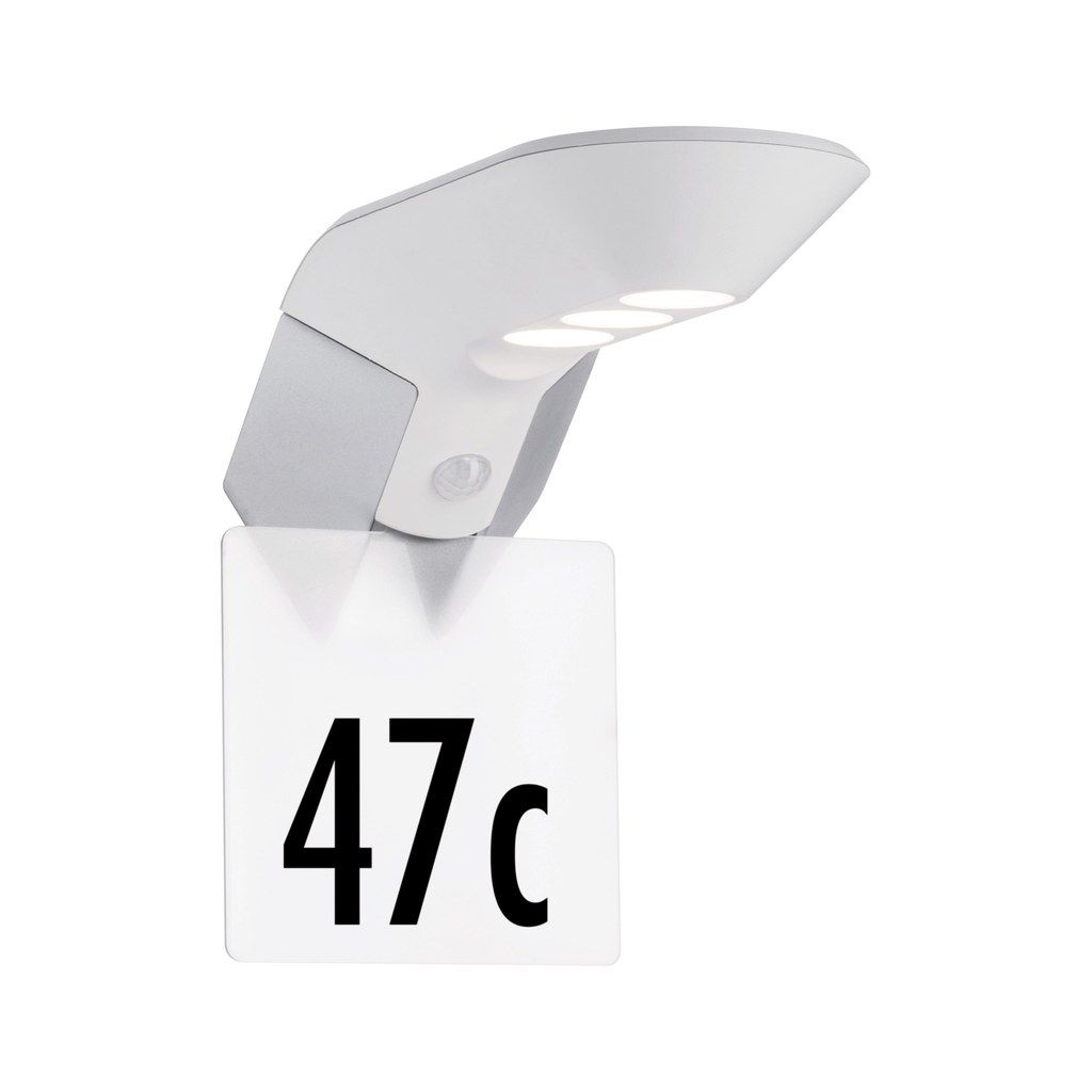 Paulmann Outd. Solar wandlamp huisnummer - transparant