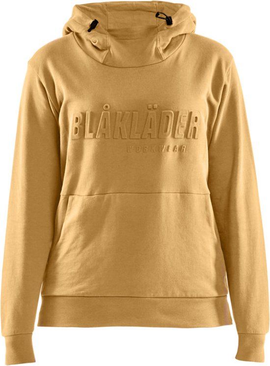 Blåkläder Dames hoodie 3D 3560-1158 - Honinggoud - XXL
