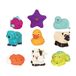 Battat BT2527Z Bath Buddies, 9-delige set met drijvende dierenfiguren