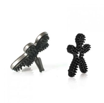 Mr&Mrs Fragrance Niki Car Air Freshener - Citrus - Black/Silver