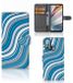 Motorola Moto G60 Housse Vagues Bleu