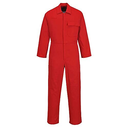 Portwest C030 CE Safe-Welder Overall, Normaal, Grootte 3XL, Rood