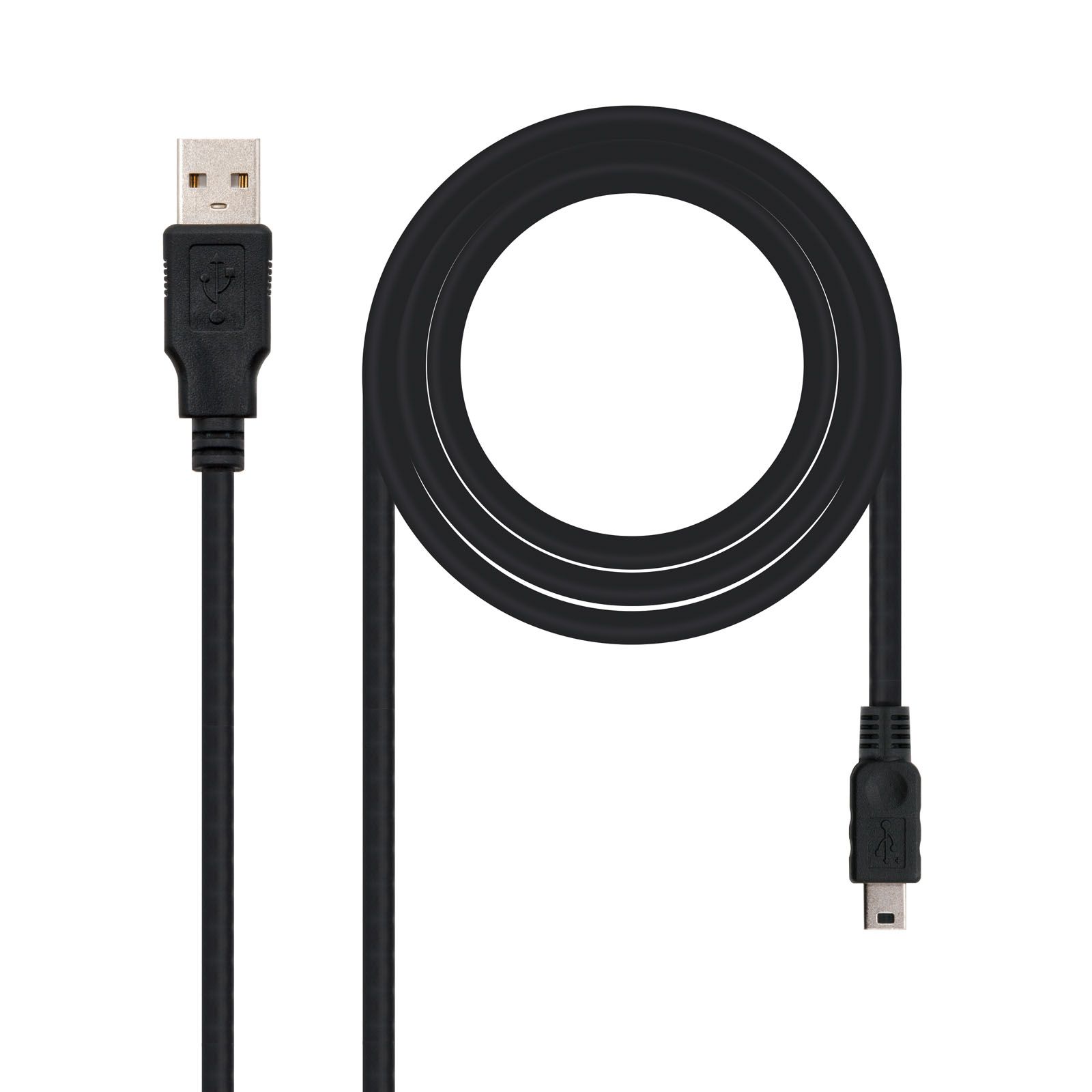 NANOCABLE 10.01.0402 USB-kabel - 1.8 m - Zwart