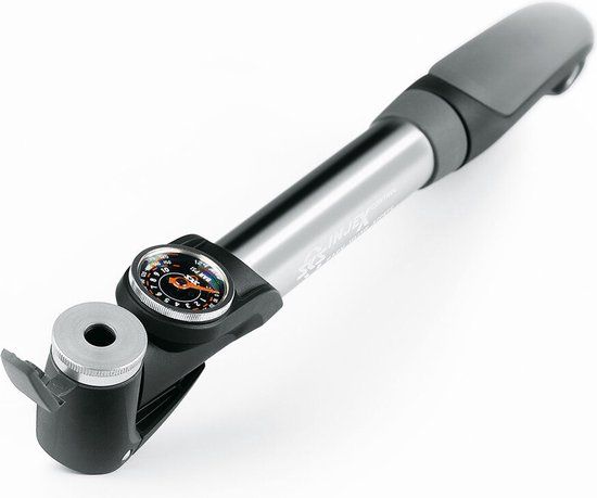 SKS Injex Control Handpomp Met Drukmeter 10 Bar - Zilvergrijs
