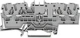 WAGO 2002-1861 Borstklem 5.20 mm Spanveer Toewijzing: L Grijs 1 stuk(s)