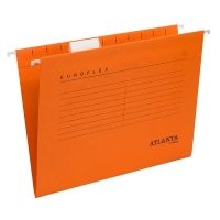 Atlanta Euroflex verticale hangmap A4 - 330 mm met V-bodem oranje 25 stuks