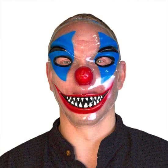 Folat Transparant Clown Horror Masker