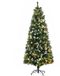 HOMCOM Kunstkerstboom - Kunststof - 180 cm - Groen