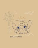 Komar Disney Lilo and Stitch Chilled Vibes Wandafbeelding - 40 x 50 cm