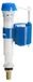 Robinet flotteur - Kit de robinet flotteur compact - Connexion d'eau par le bas - Universel - Pour réservoir de cuvette de toilette et de lavabo