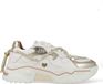 DWRS Jupiter Heart Lage Sneakers Dames Leer Wit/Champagne Maat 37