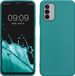 kwmobile telefoonhoesje geschikt voor Nokia G42 5G - Hoesje voor smartphone - Back cover in mat petrol