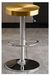 Tabouret de bar réglable sans dossier - Plateau et repose-pieds ronds