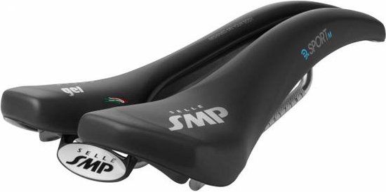 Selle SMP E-Sport Medium Gel Zadel - Zwart - Racefiets - Unisex