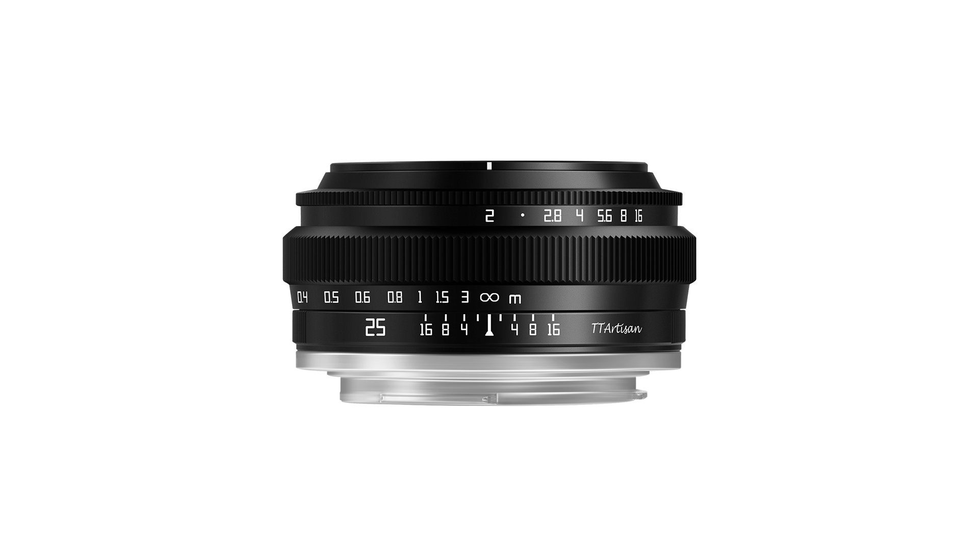 TTArtisan 25mm F/2 Lens for M43 Mount - Black