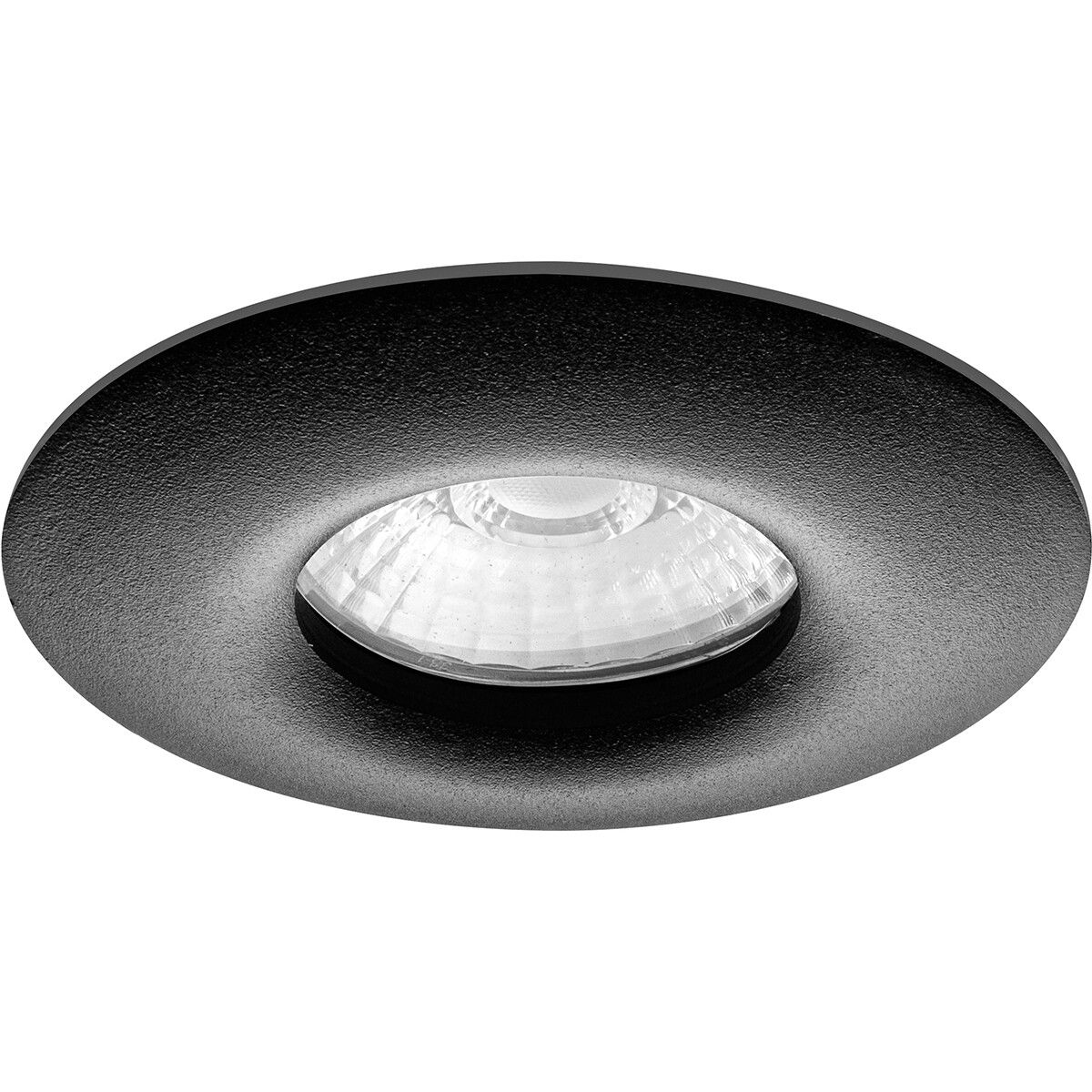 Pragmi Luno Pro - LED Spot Armatuur GU10 - Rond - Mat Zwart - IP65 - Ø82mm