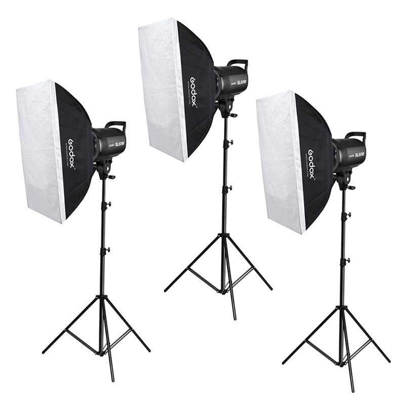 Godox SL60W Trio kit Video Light