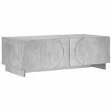 vidaXL Salontafel Betongrijs 102 x 50,5 x 35 cm Bewerkt hout