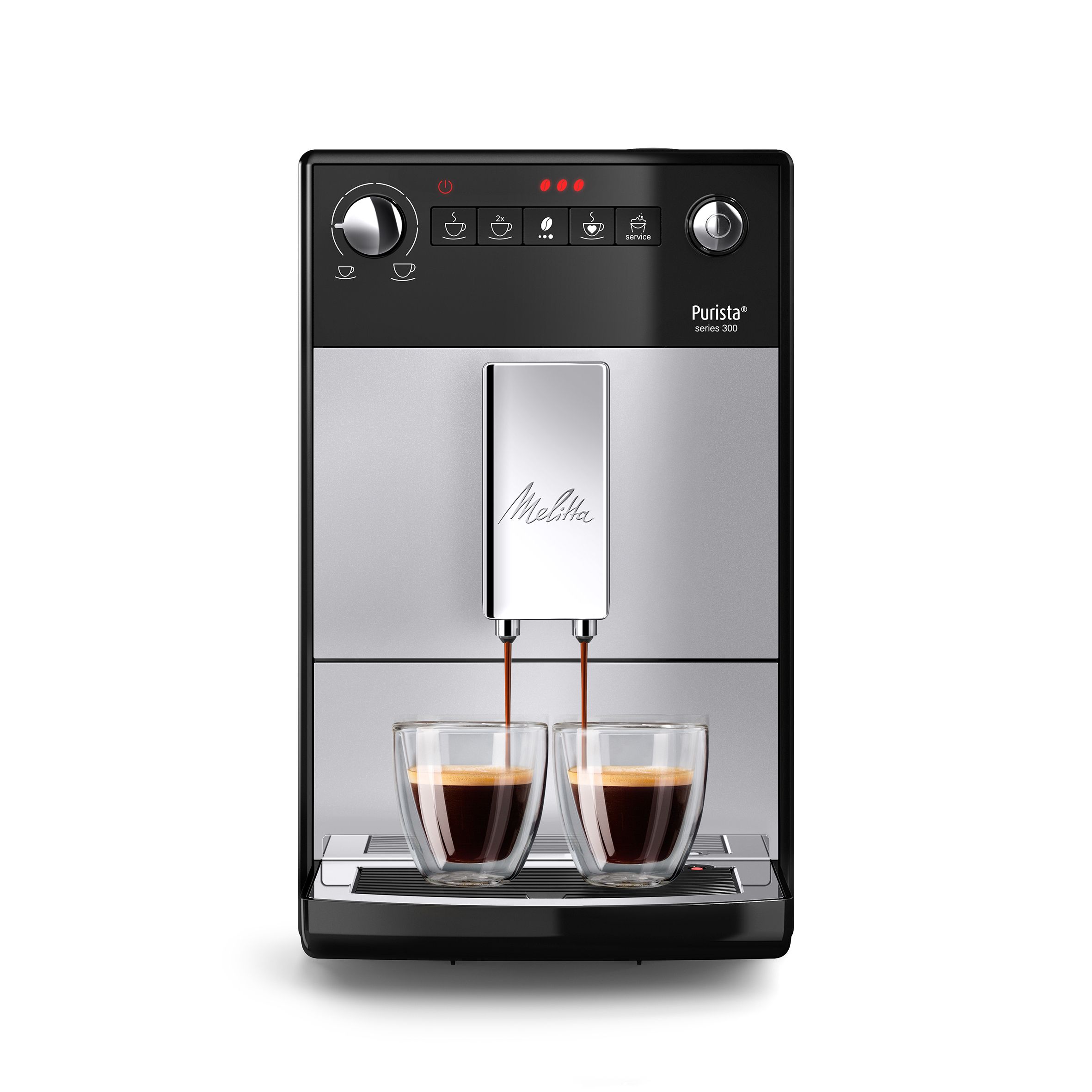 Melitta Purista F23/0-101 - Espressomachine - Zwart/Zilver