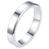 LGT JWLS LGT Jewels Smalle stalen ring Zilverkleurig 4mm-21mm