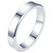 LGT JWLS LGT Jewels Smalle stalen ring Zilverkleurig 4mm-21mm