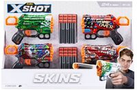 XShot X-Shot SKINS Menace 4 Pack 24 Darts van ZURU