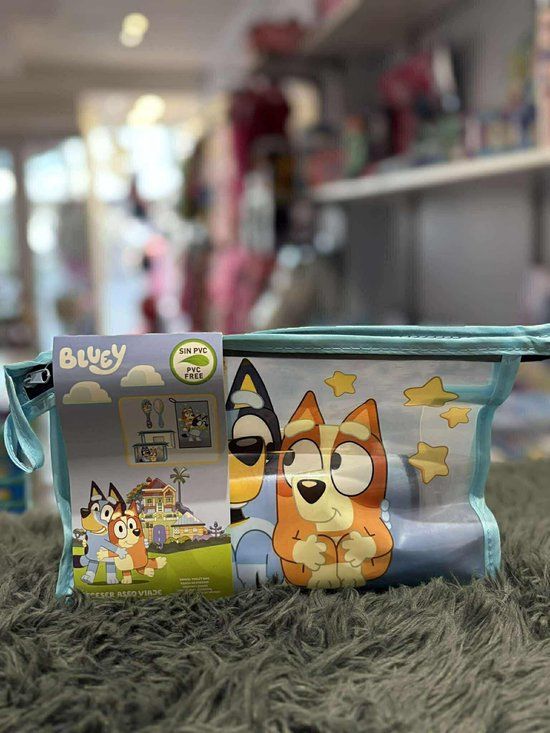 Bluey Hygiënepakket Set Blauw Unisex Plastic/Polyester 15x23cm