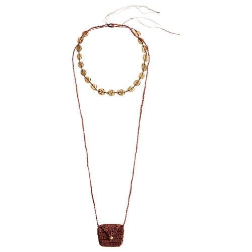 Mango ketting - set van 2 goudkleurig