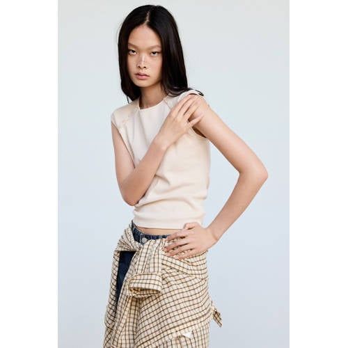 Mango Ecru Top
