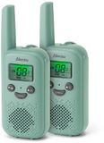 Alecto Talkie-walkie - Set van 2 - Oplaadbaar USB-C - 6 km bereik - Talkie-walkie pour Enfants - FR10GR - Vert