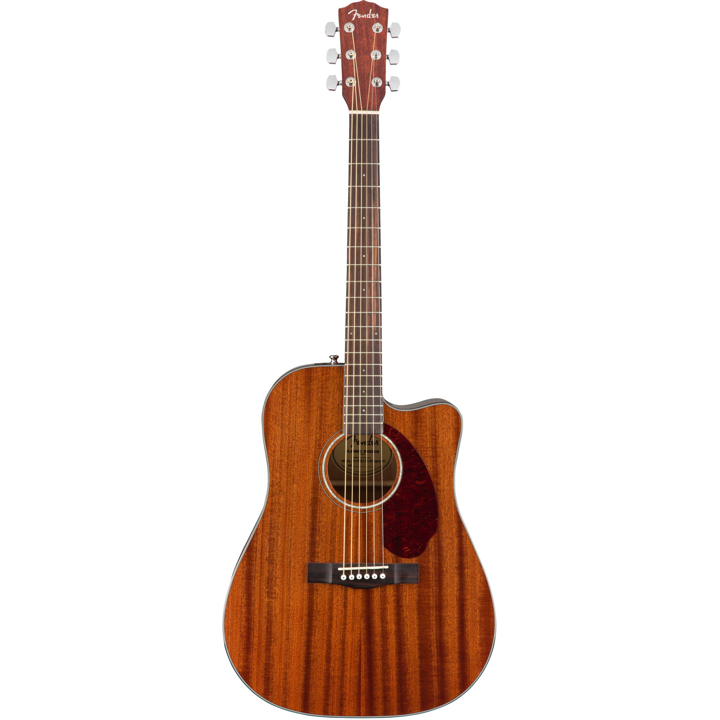 Fender CD-140SCE All Mahogany Acoustic Guitar with Case
