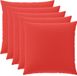 vidaXL - Kussensloop - 6 stuks - HEERLEN - Rood - 65 x 65 cm - Polyester