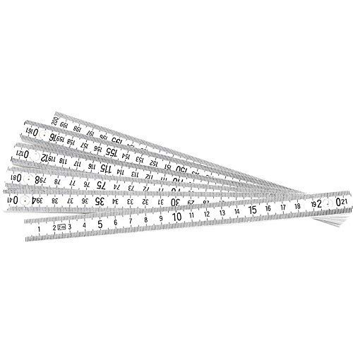 Brüder Mannesmann Kunststof duimstok 2M - 4003315069188