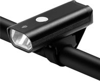 Detailkampioen Lampe de vélo - Éclairage de vélo - Lampe de vélo - Lampe de vélo avant - Lampe de vélo à LED - Rechargeable par USB - Lampe de vélo avant avec 3 modes - Noir
