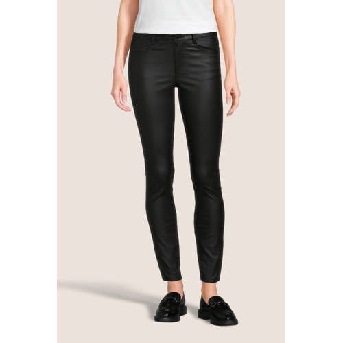VILA VICOMMIT Coated Broek - Zwart