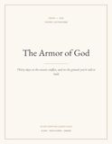 Armor of God Bible Study Workbook: The Armor of God: Thirty days on the unseen conflict, and on the ground you're told to hold, With Room to Write