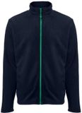 IMBRETEX SAS Fleece met rits Black & Match Grizzly Navy/Kelly Green Polyester Heren L